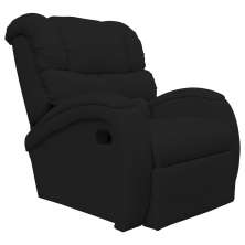 Poltrona do Papai Reclinável Zero Wall com Gatilho Oasis PU Sintético Preto G23 - Gran Belo