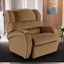Poltrona do Papai Sala de Cinema Reclinável Kylie Power Touch PU Caramelo G23
