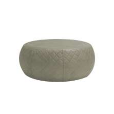 Puff Cleo 105cm Trêsse Corano Bege Escuro - Gran Belo