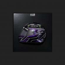 Quadro 3D Decorativo Helmet LH 2019 Preto G53 - Gran Belo