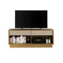 Rack Bancada para TV até 42 Sala de Estar RA2003 Natural/Off White G69 - Gran Belo
