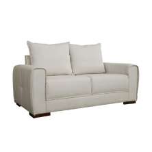 Sofá 2 Lugares 170cm Base Madeira York Linho Bege G28 - Gran Belo