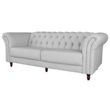 Sofá 2 Lugares Maggiore 180cm Couro Branco - Gran Belo