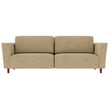 Sofá 210cm Decorativo Sala de Estar Franz Linho Bege G52 - Gran Belo