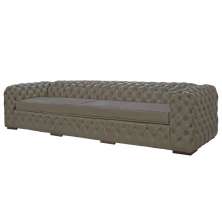 Sofá 3 Lugares Astúria 240cm Couro Fendi - Gran Belo