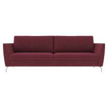 Sofá Decorativo Sala de Estar 190cm Olívia Suede Bordô G52 - Gran Belo