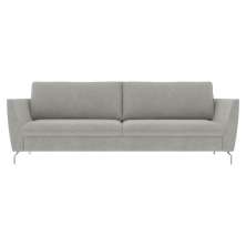 Sofá Decorativo Sala de Estar 190cm Olívia Suede Cinza G52 - Gran Belo
