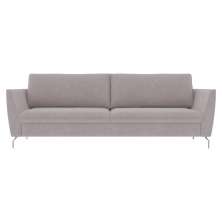 Sofá Decorativo Sala de Estar 210cm Olívia Suede Rosê G52 - Gran Belo