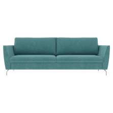 Sofá Decorativo Sala de Estar 210cm Olívia Suede Turquesa G52 - Gran Belo