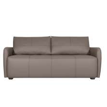 Sofá Decorativo Sala de Estar Lily 2 Lugares 180cm Couro Cimento G34 - Gran Belo