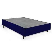 Base para Cama Box King Guldi (38x193x203) Azul e Cinza