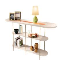 Aparador Buffet Infinity com Pés em Aço e Detalhe em Vidro Off White