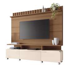 Home Painel Theater Artis Sala TV até 70 Polegadas Castanho/Off White