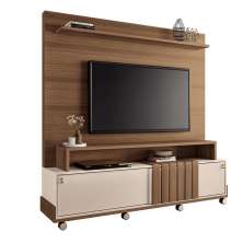 Home Painel Theater Bold Sala TV até 65 Polegadas Castanho/Off White