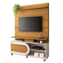Home Painel Theater Orbis Sala TV até 55" Polegadas Cinamomo/Off White