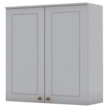 Armario Aereo 2 Portas MDF 80 cm Americana C356 Cinza Henn