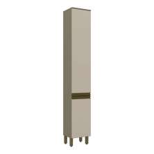Paneleiro Évelin 2 Portas Duna e Cristal