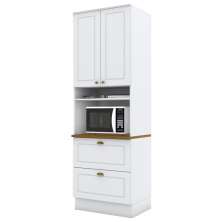 Torre Quente 2 Portas 2 Gav 72cm C350 Americana Branco Nature Henn