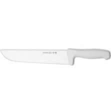 Faca Mundial para Açougueiro de Carne 10' Masterline em Aço Inox Cabo Plástico Branco