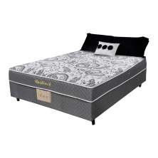 Cama Box Conjugado Uniblack Mola Bonnel Casal