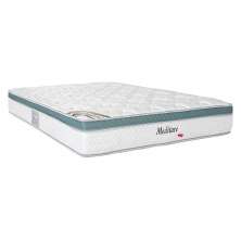 Colchão King Meditare Mola Ensacada (29x193x203) Verde e Branco