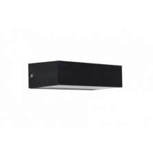 Arandela New Base Preto Retangular Bivolt - Hevvy