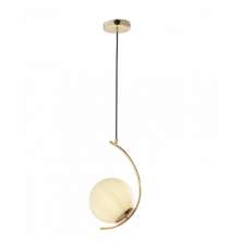 Pendente La Vitta 1Xe27 Branco E Dourado - Hevvy