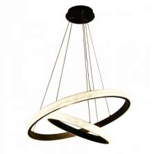 Pendente Led Anilla Sand Black 2 Anéis