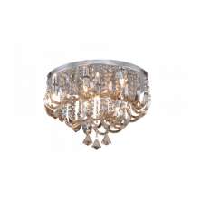 Plafon Arcos De Cristal 7 Lampadas Champanhe