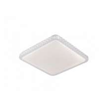 Plafon Led Fiann 34Cm Quadrado Branco Sobrepor - Hevvy