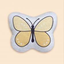 Almofada Formato Borboleta Amarela Home Cartoon