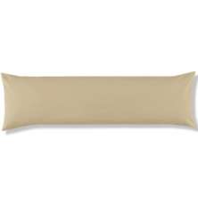 Fronha para Travesseiro Body Pillow com Zíper 40x140cm Avelã
