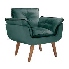 Poltrona Opalla Verde e Preta
