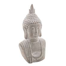 Escultura Decorativa Buddha Corpo Cinza