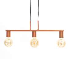 Pendente New Bar para 3 Lâmpadas Cobre 60cm E27 Bivolt para Salas e Quartos