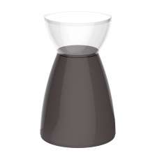 Banco Rad  Cinza Mushroom e Incolor