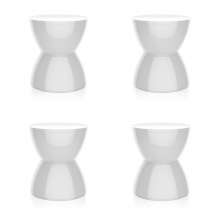 Conjunto com 4 Bancos Hydro Branco