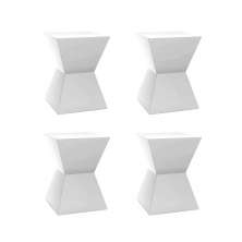 Conjunto com 4 Bancos Nitro Branco