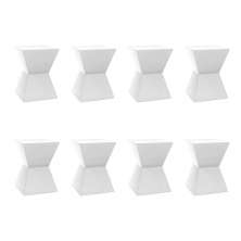 Conjunto com 8 Bancos Nitro Branco