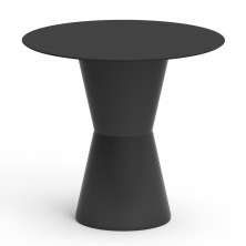 Mesa Lateral Redonda Dub Preta