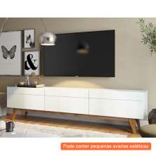 [OUTLET] Rack Classic I 3 GV Branco Acetinado 218 cm