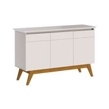 Buffet Classic 3 Portas Off White - Imcal Móveis