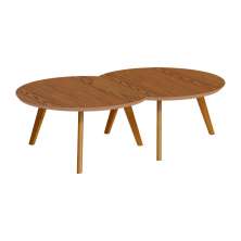 Conjunto de Mesa Centro Classic Luna - Freijó
