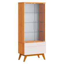 Cristaleira Classic 1G - Natural com Off White