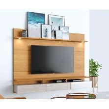 Home Suspenso Decore Led 2.2 Nature com Off White - Imcal Móveis