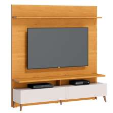 Home Theater Boss 1.8 Nature com Off White - Imcal Móveis