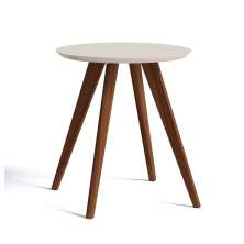 Mesa Lateral Classic Redonda Off White