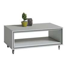 Mesa de Centro Ópera Branco Acetinado - Imcal Móveis