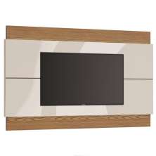 Painel para TV Classic 218cm Off White/ Freijó - Imcal 