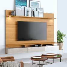 Painel para TV até 60 Polegadas Decore Nature e Off White 182 cm